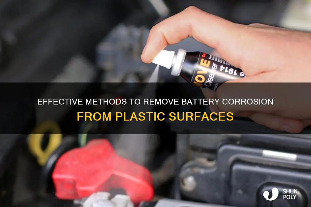 how to clean battery corrosion off plastic