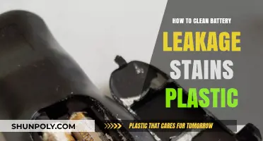 Effective Methods to Remove Battery Leakage Stains from Plastic Surfaces