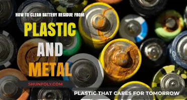 Effective Methods to Remove Battery Residue from Plastic and Metal Surfaces