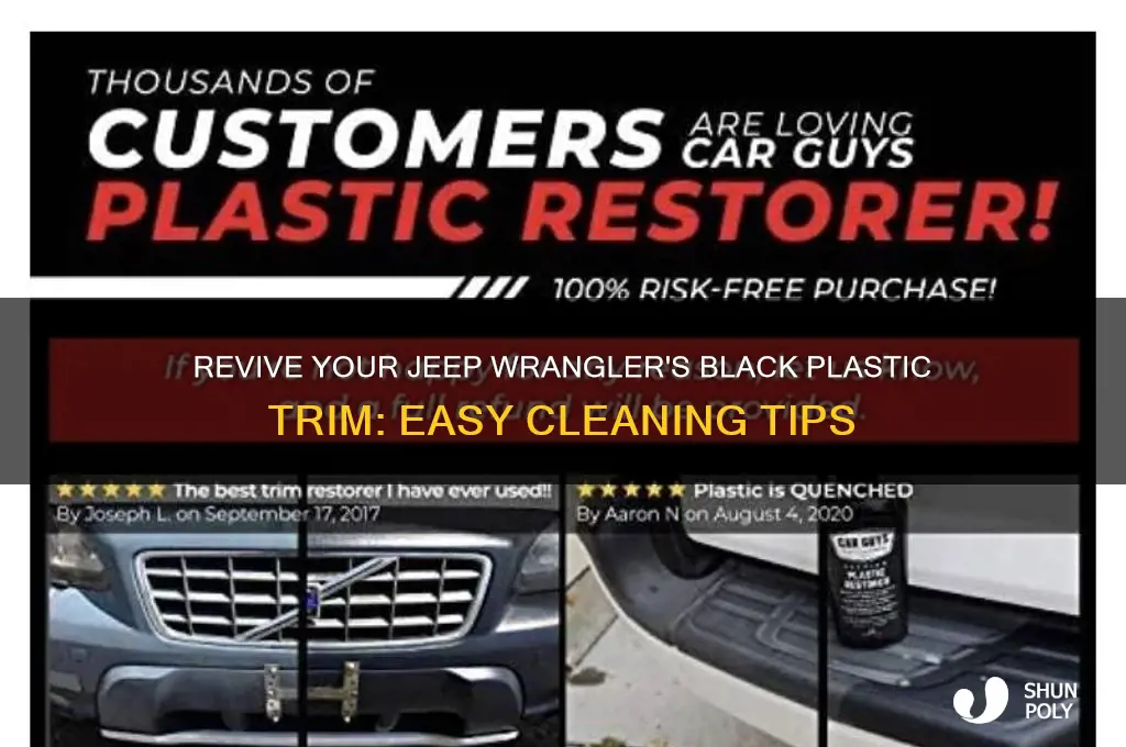 how to clean black plastic on jeep wrangler