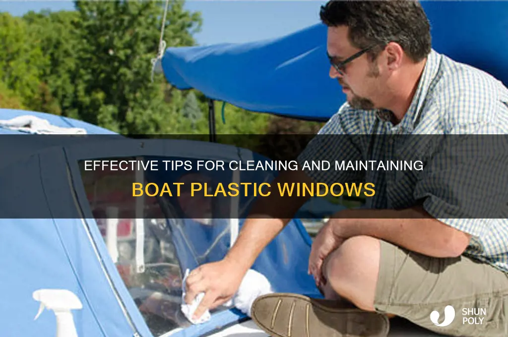 how to clean boat plastic windows