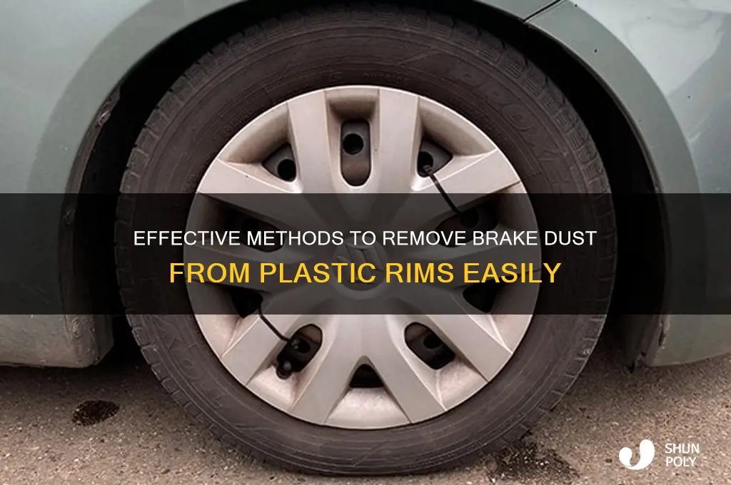 how to clean brake dust off plastic rims