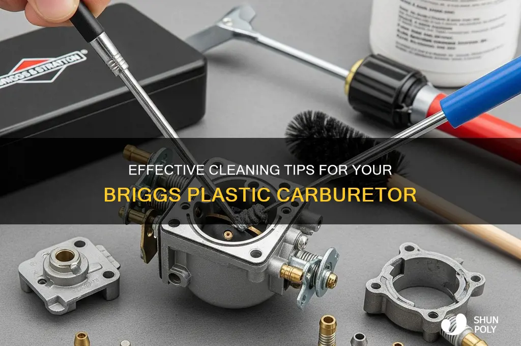 how to clean briggs plastic carb