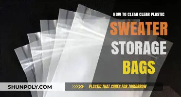 Effective Cleaning Tips for Clear Plastic Sweater Storage Bags