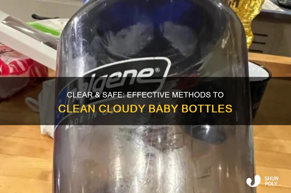 how to clean cloudy plastic baby bottles