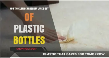 Effective Tips for Removing Cranberry Juice Stains from Plastic Bottles