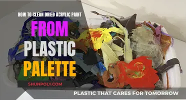 Clean Dried Acrylic Paint from Plastic Palettes: Effective Methods