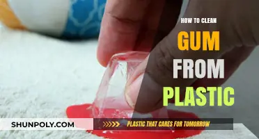 Effective Ways to Remove Chewing Gum from Plastic Surfaces Easily