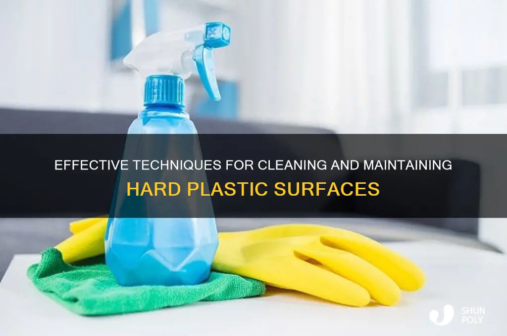 how to clean hard plastic