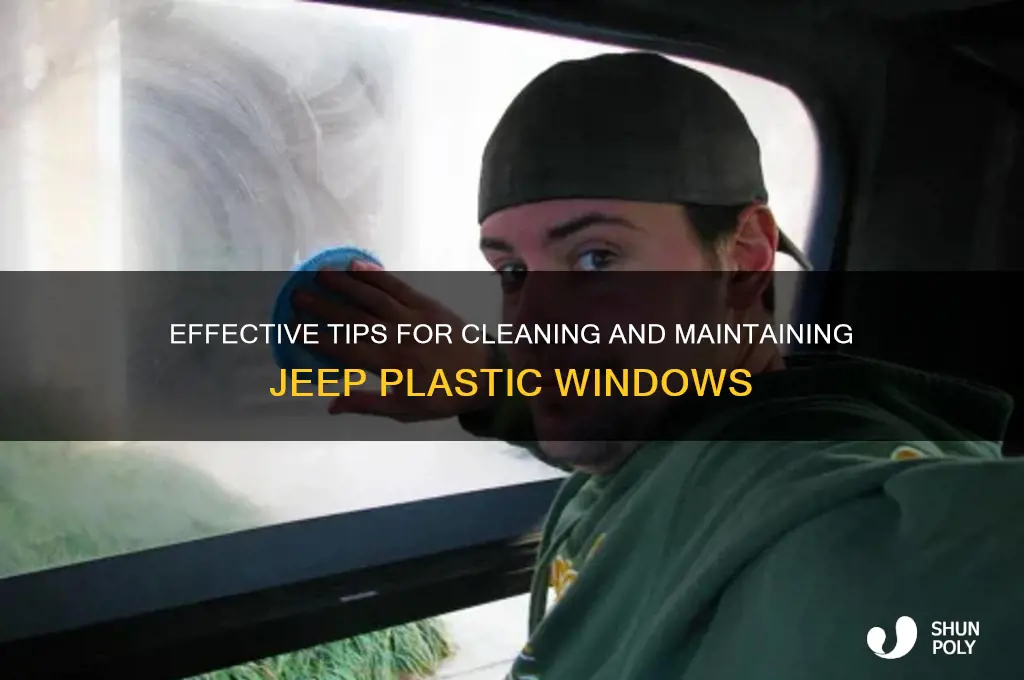 how to clean jeep plastic windows