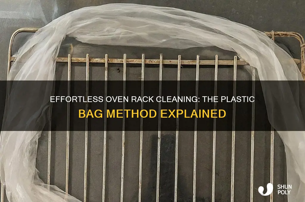 how to clean oven racks in plastic bags