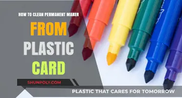 Effective Methods to Remove Permanent Marker from Plastic Cards