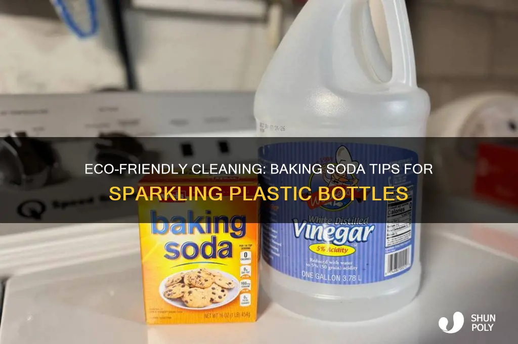how to clean plastic bottles with baking soda