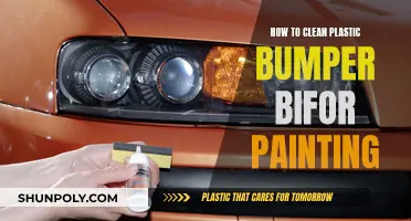 Clean Plastic Bumpers: Prep for Painting