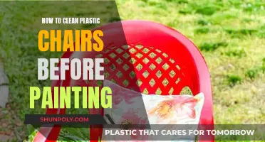 Cleaning Plastic Chairs: Prep for Painting