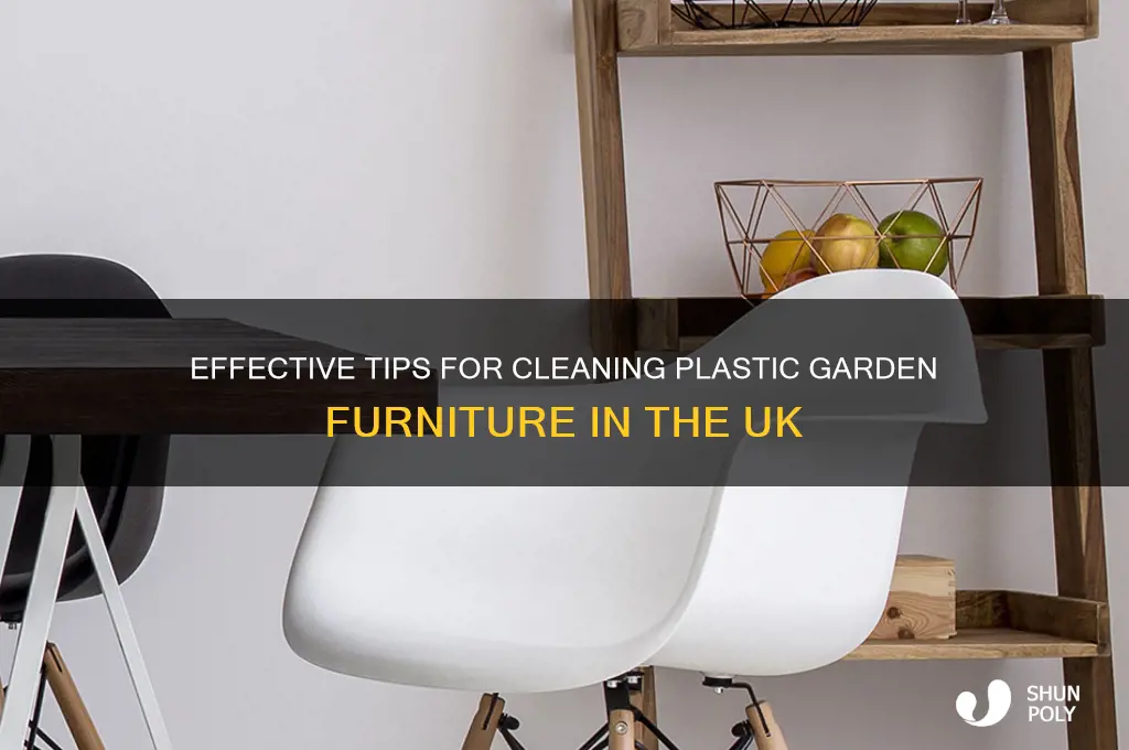 how to clean plastic garden furniture uk