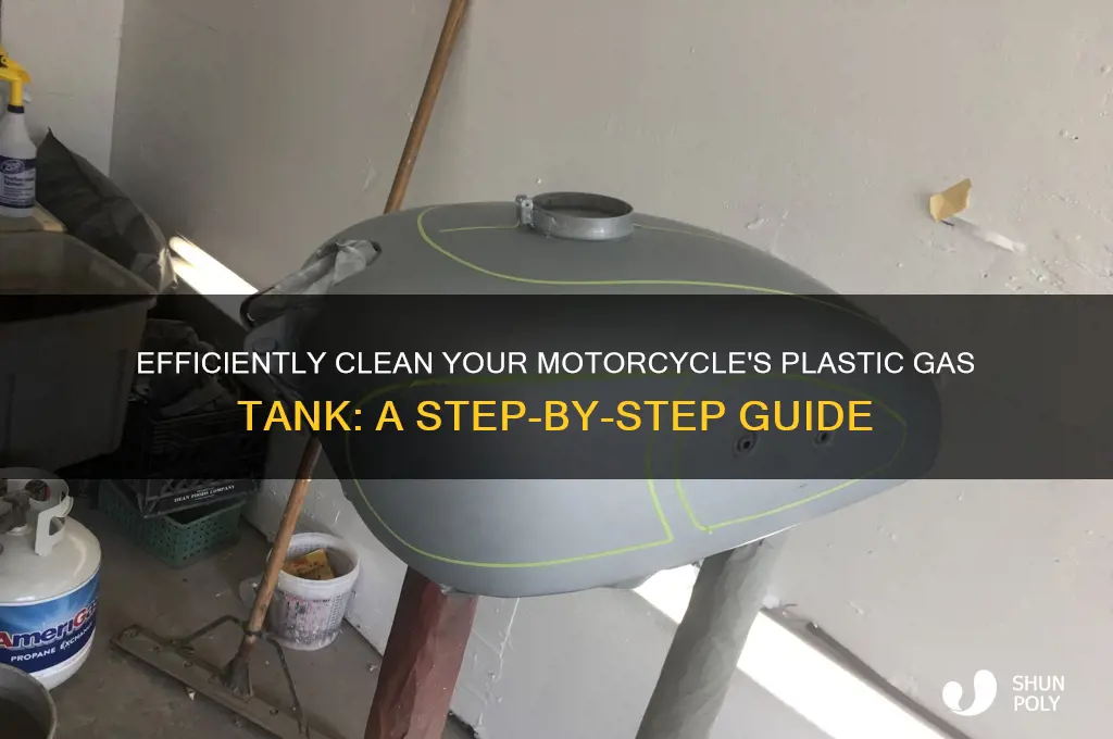 how to clean plastic gas tank motorcycle