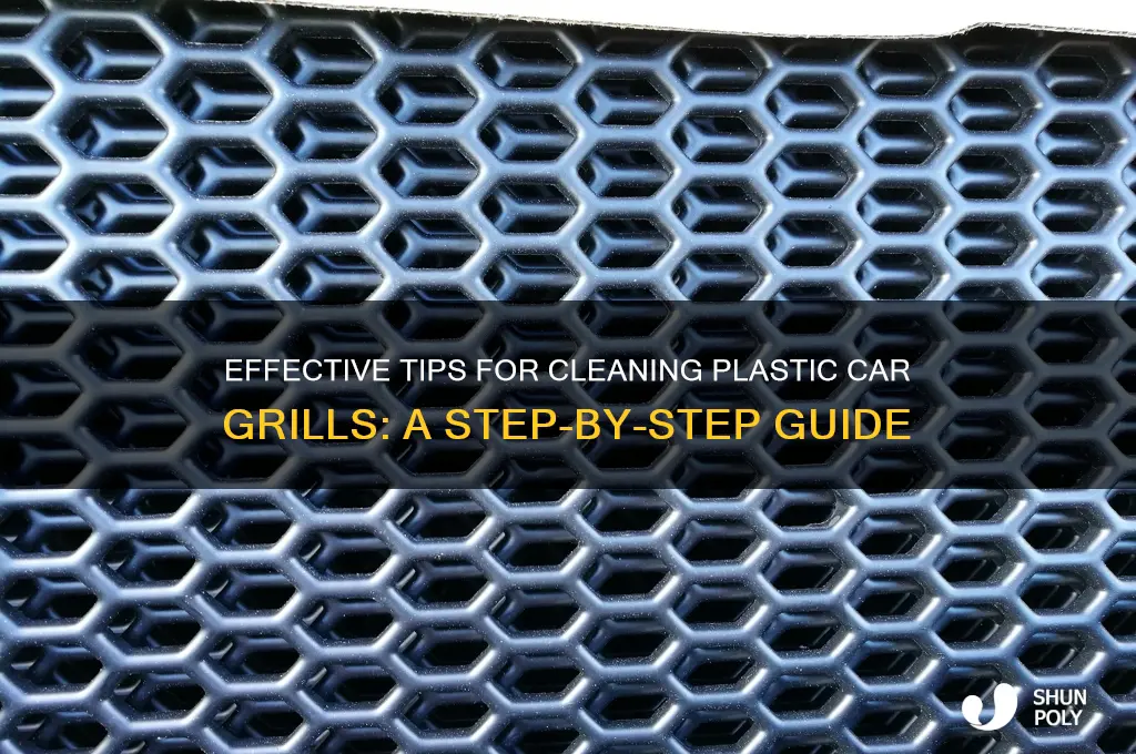how to clean plastic grills on cars