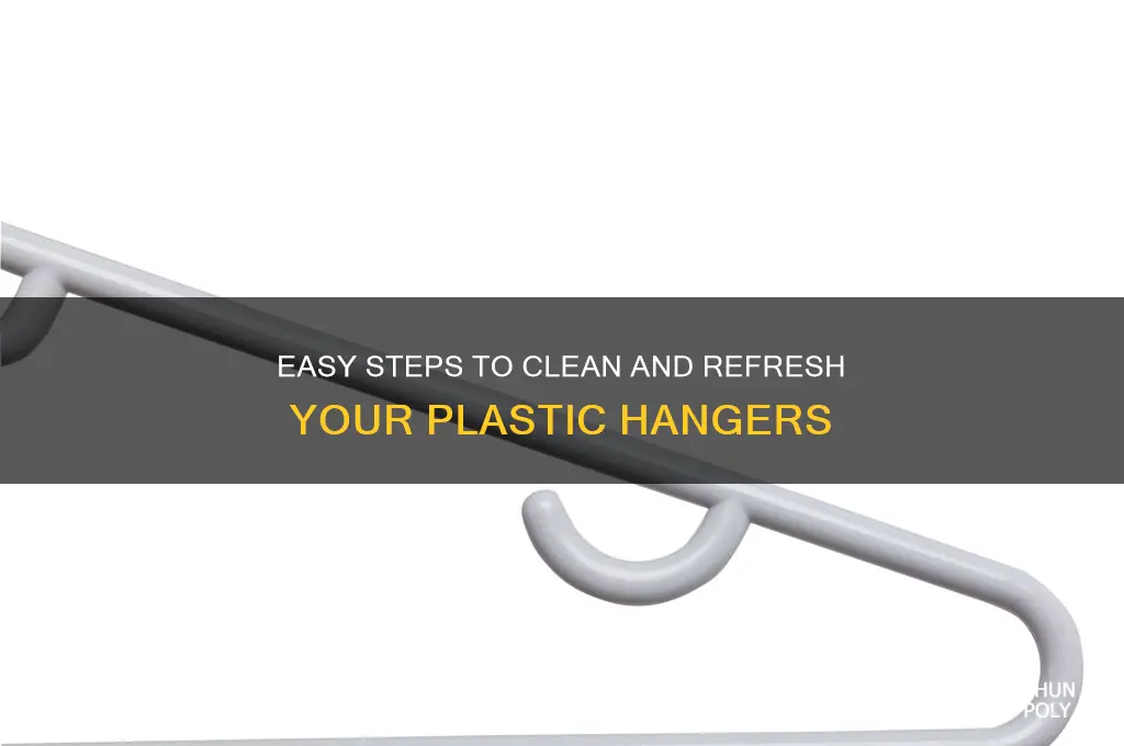 how to clean plastic hangers