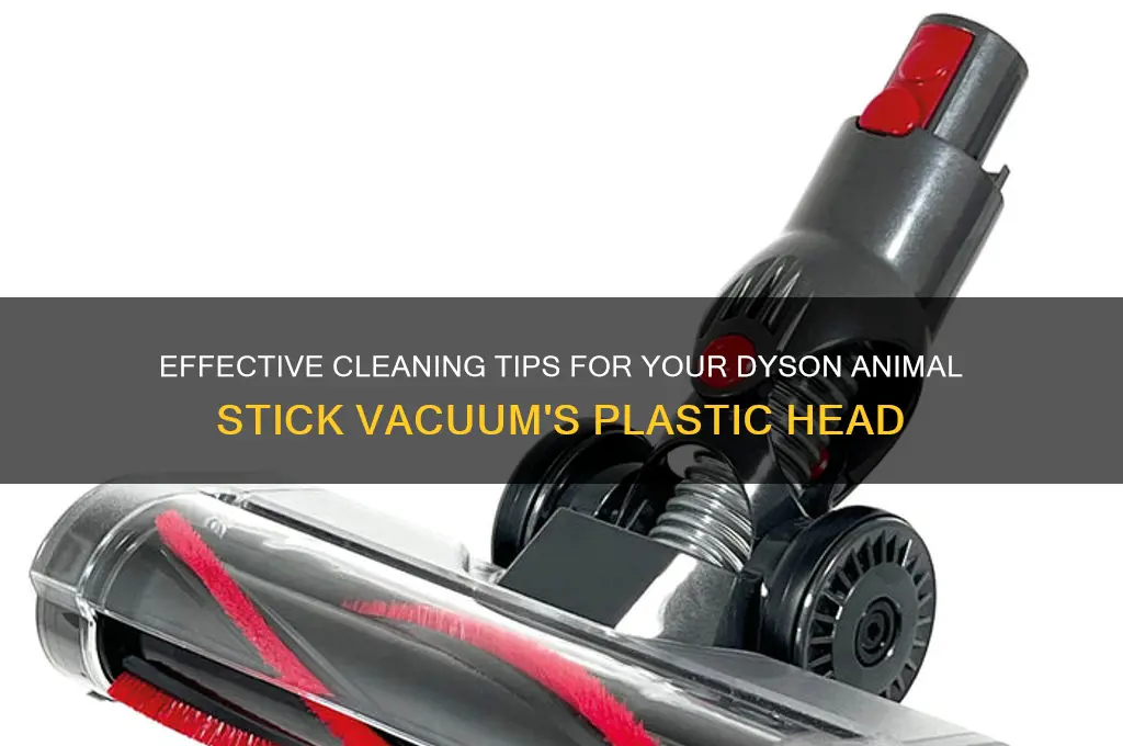 how to clean plastic head of dyson animal stick vacuum