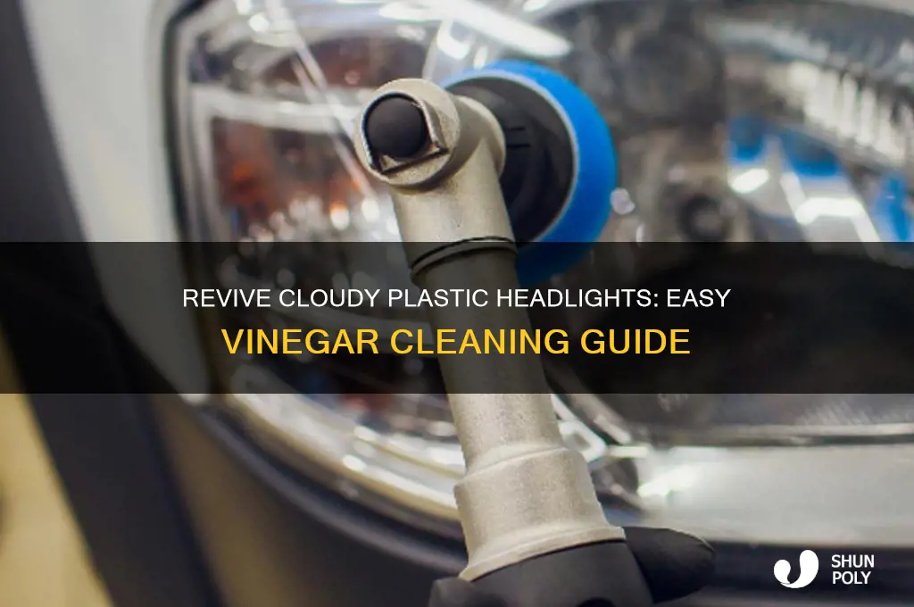 how to clean plastic headlights with vinegar