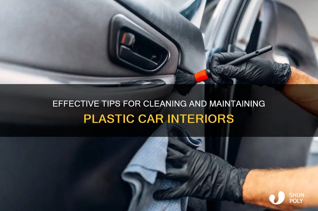 how to clean plastic in car interiors