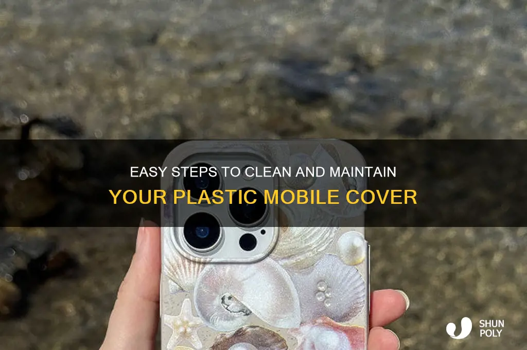how to clean plastic mobile cover