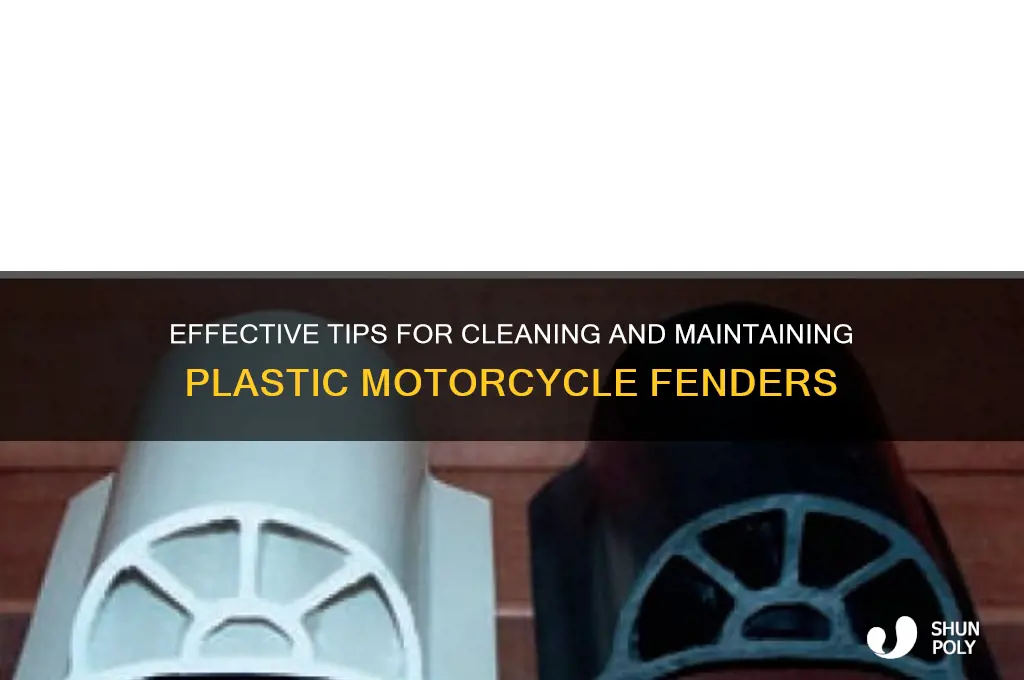 how to clean plastic motorcycle fenders