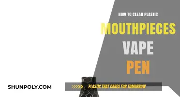 Easy Steps to Clean Your Plastic Vape Pen Mouthpiece Effectively