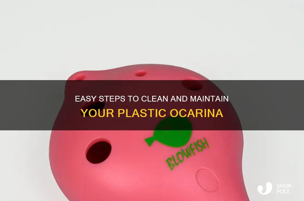 how to clean plastic ocarina