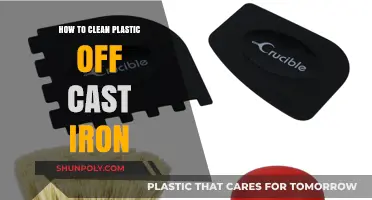 Effective Methods to Remove Plastic Residue from Cast Iron Surfaces