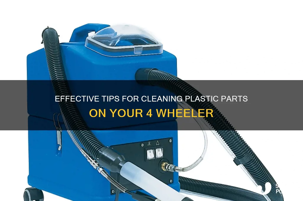 how to clean plastic on a 4 wheeler