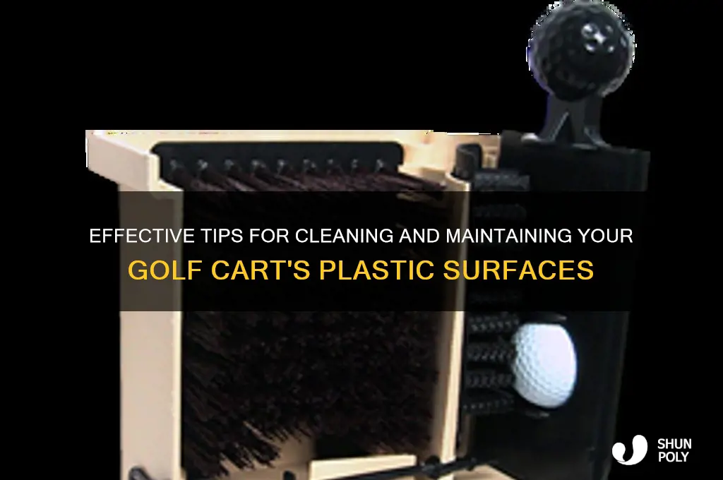 how to clean plastic on golf cart