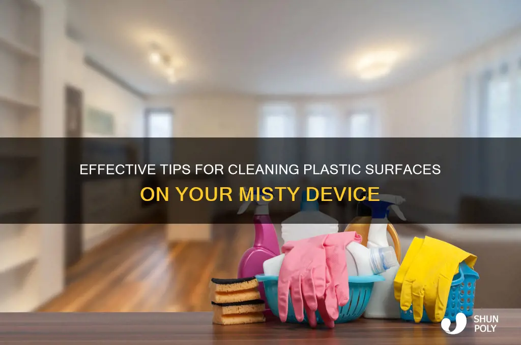 how to clean plastic on misty