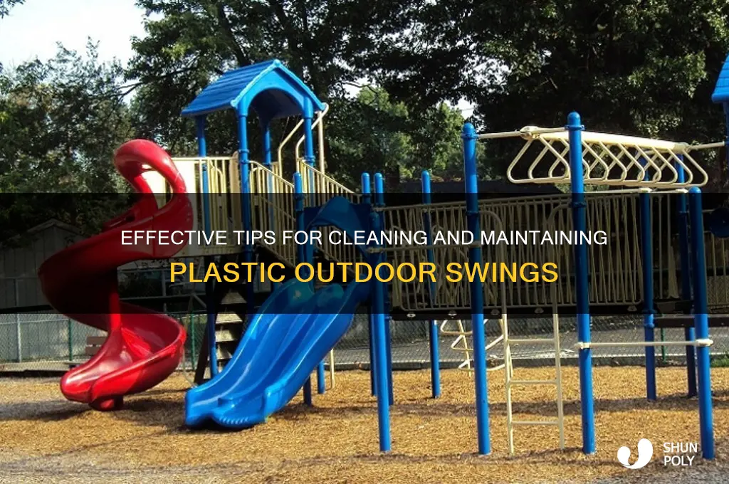 how to clean plastic outdoor swings