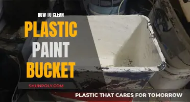Effective Ways to Clean Plastic Paint Buckets Easily
