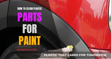 The Best Way to Clean Plastic Parts for Painting