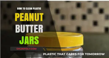 Easy Steps to Clean and Reuse Plastic Peanut Butter Jars