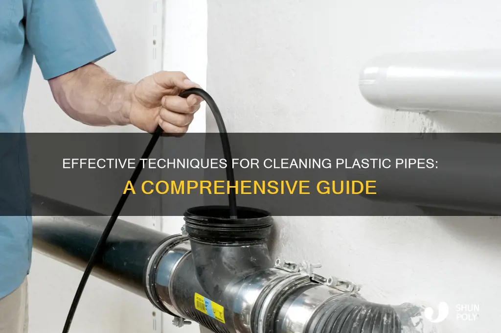 how to clean plastic pipe