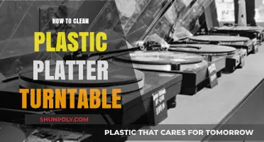 Effective Cleaning Tips for Your Plastic Platter Turntable