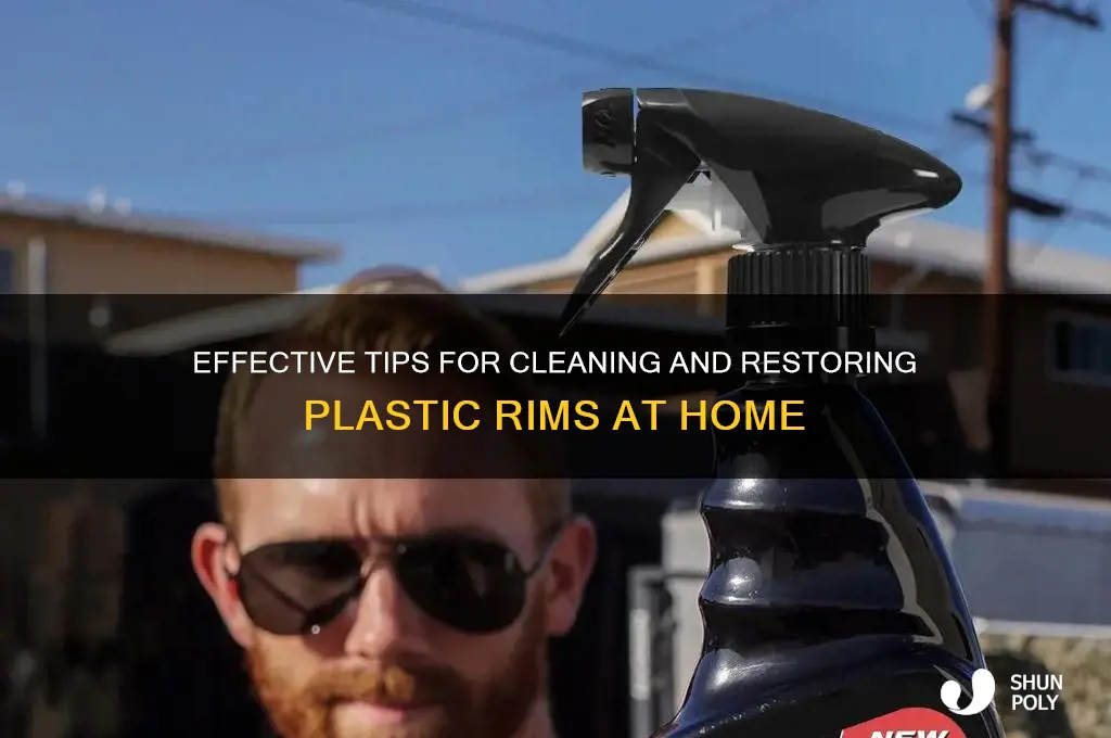 how to clean plastic rims