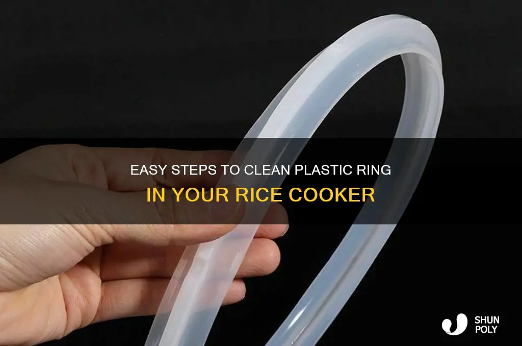 how to clean plastic ring in rice cooker