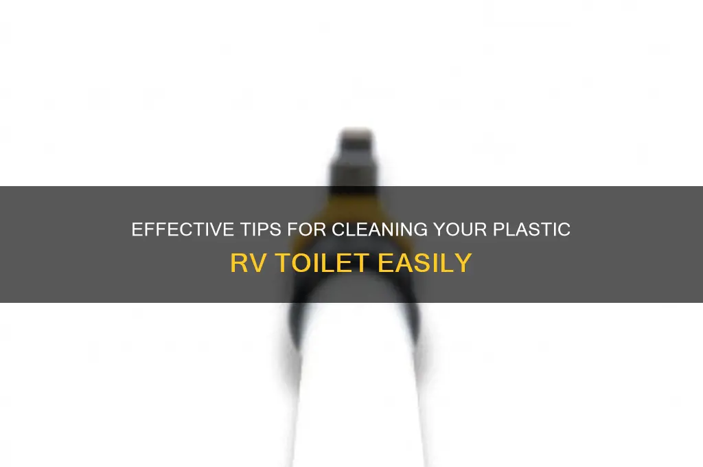 how to clean plastic rv toilet