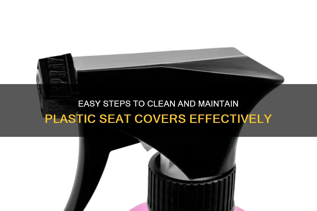 how to clean plastic seat covers
