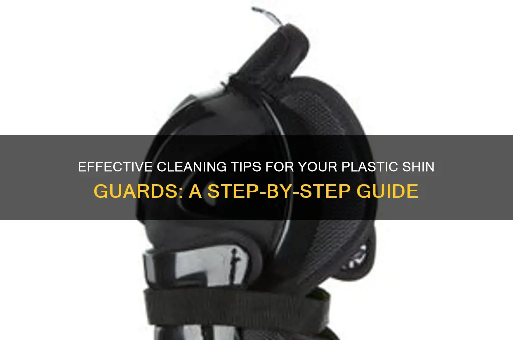 how to clean plastic shin guards