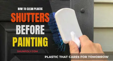 Clean Plastic Shutters: Prep Work for Painting