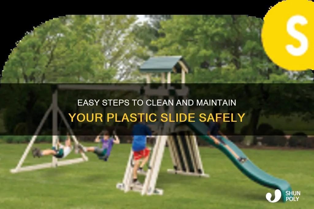 how to clean plastic slide