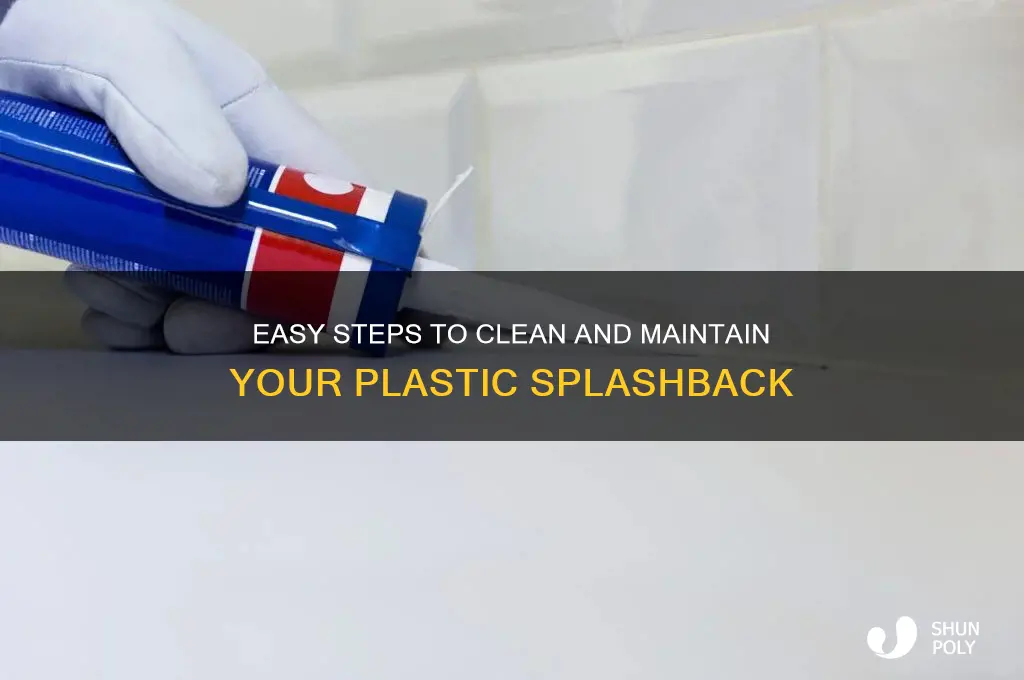 how to clean plastic splashback