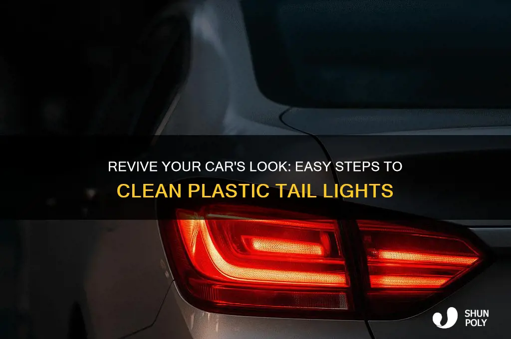 how to clean plastic tail lights