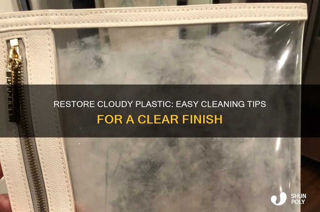 how to clean plastic that is cloudy